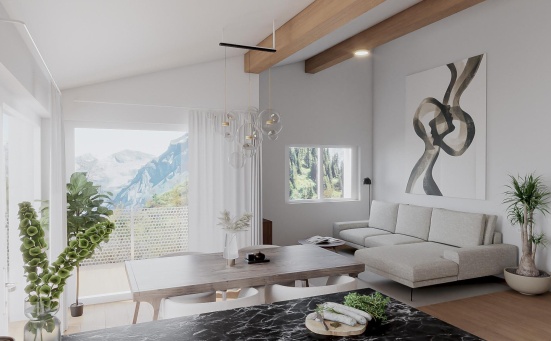 Attique, 3.5 pièces, 106.00 m2