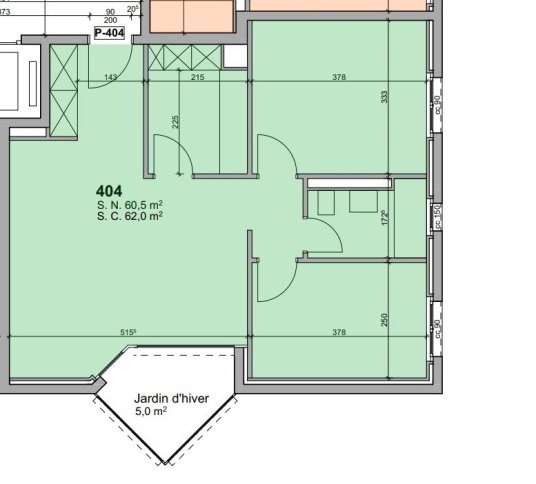 Appartement, 3.5 pièces, 62.00 m2