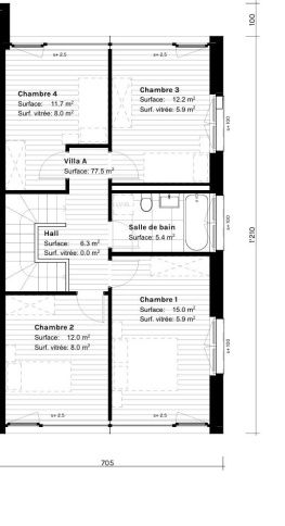 Maison jumelée, 5.5 pièces, 145.00 m2