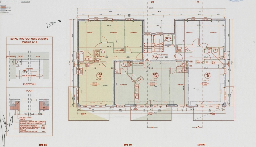 Attique, 3.5 pièces, 94.00 m2