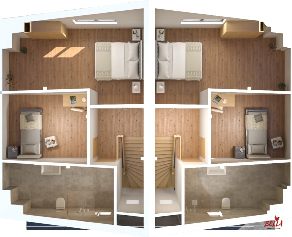 Duplex, 3.5 pièces, 96.00 m2 Duplex, 3.5 pièces, 96.00 m2